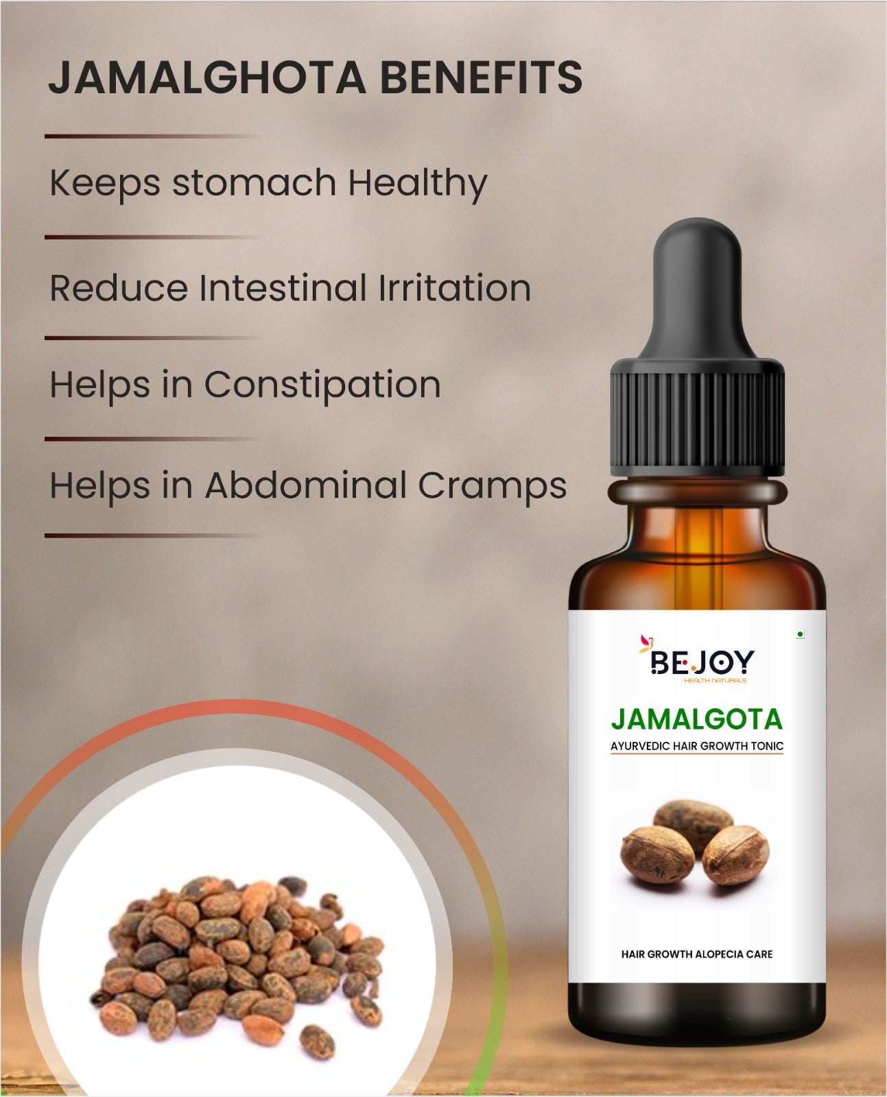 Jamalgota Oil For Hair fall Control and Hair growth oil for men and women