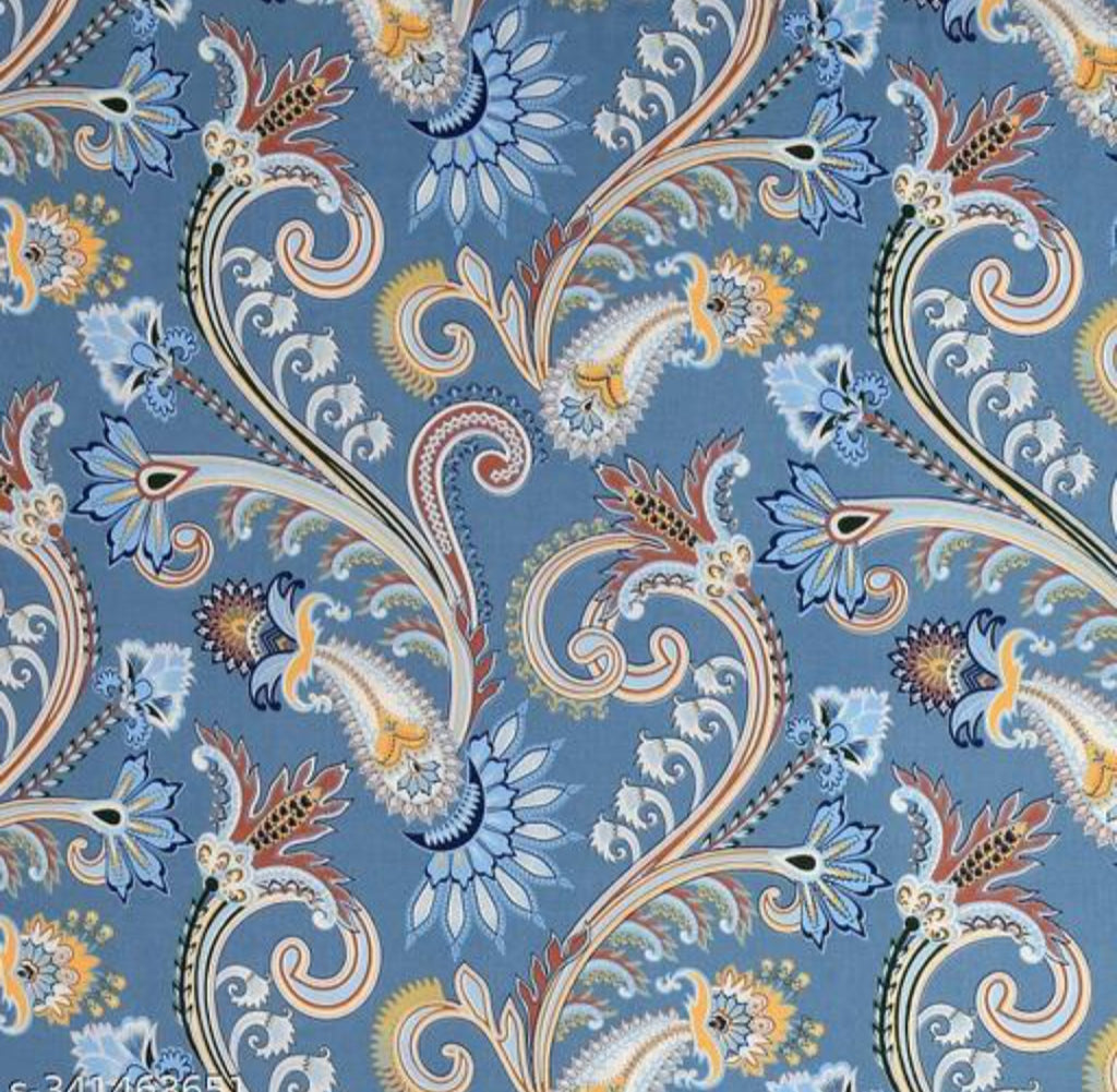 Super Soft Glace Cotton All Round Elastic Fitted Double Bed Bedsheet with 2 Pillow Covers-72x78x8