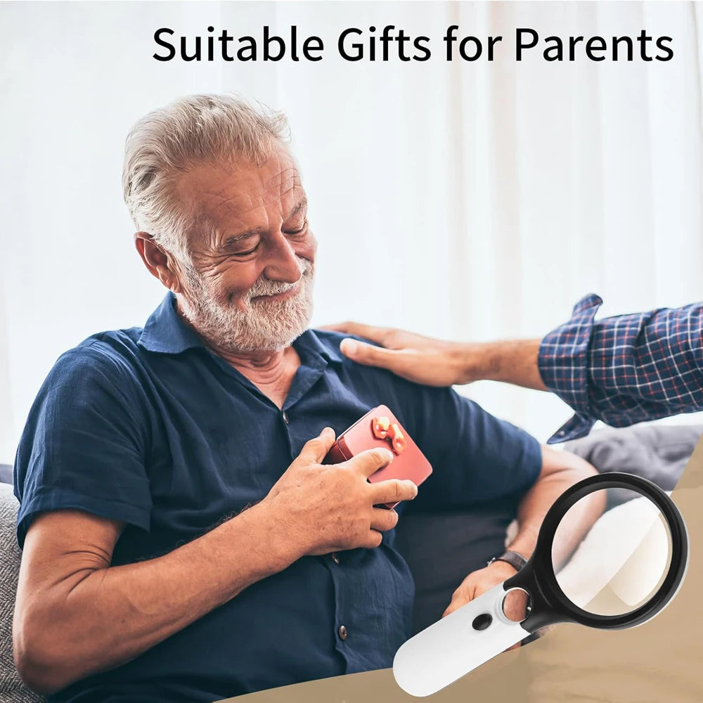 Magnifying Glass With 3 LED Lights