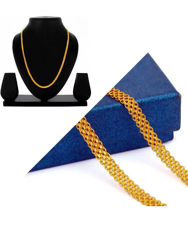 Artificial gold chain 24 inches for mens and womens